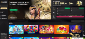 1xSlots Casino homepage