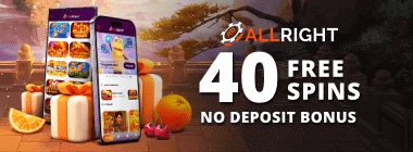 40 Free Spins at All Right Casino