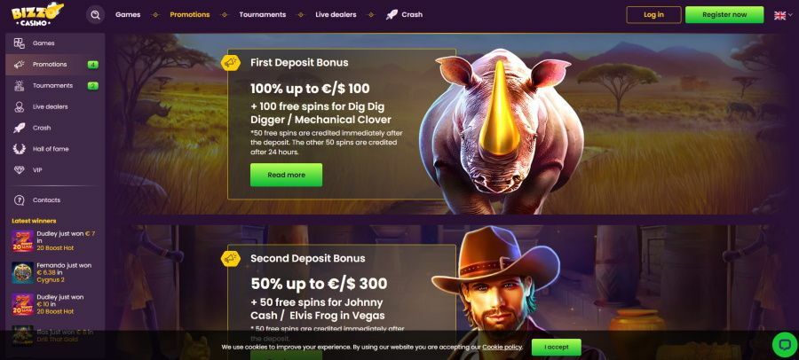 Open the cashier section and choose the preferred method of depositing funds.