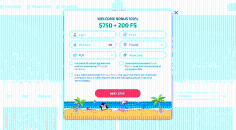 Registration form at BoaBoa Casino official site