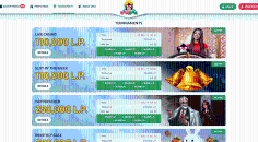 Tournaments page at BoaBoa Casino