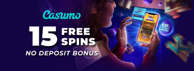 15 Free Spins No Deposit at Casumo Casino