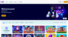 Cat Casino official site main page