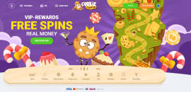 Cookie Casino homepage