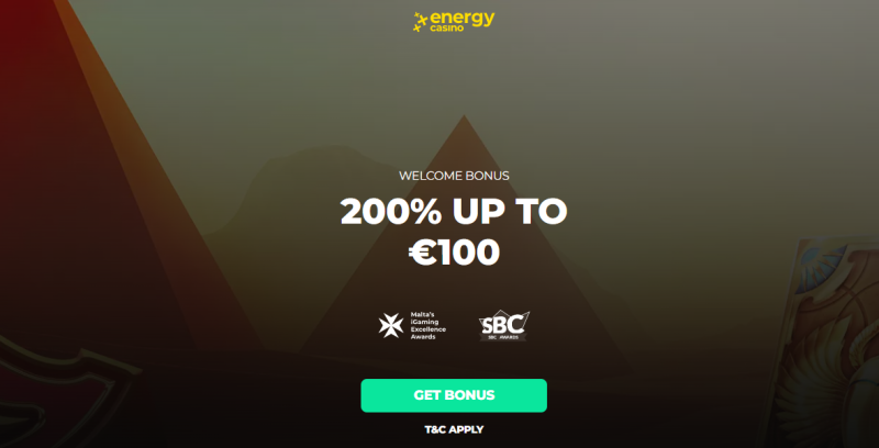 Open the official website of Energy Casino Open the official website of Energy Casino by using a special link.