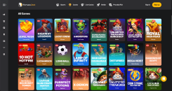 Variety of games on the Fortune Jack website