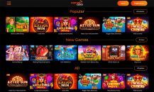 Games variety at Fortune Clock Casino