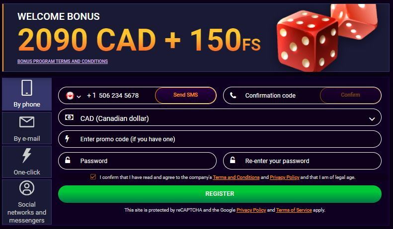 JVSpin Casino Login and Registration