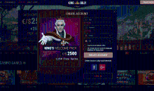 Registration form at King Billy Casino