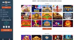 Collection of gambling games at Mr.Bet