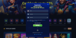 Piperspin Casino registration form
