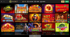 Variety of slots at Riobet casino