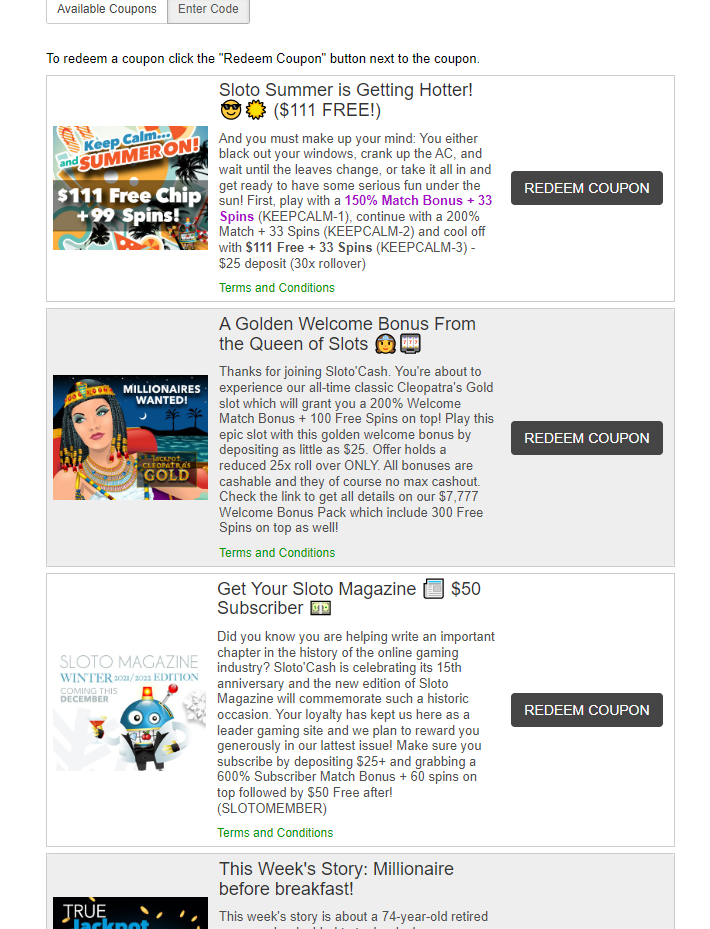 Once all set, you can start using the 31 CAD no deposit bonus. Input your name and email address, create a username and password, then click next