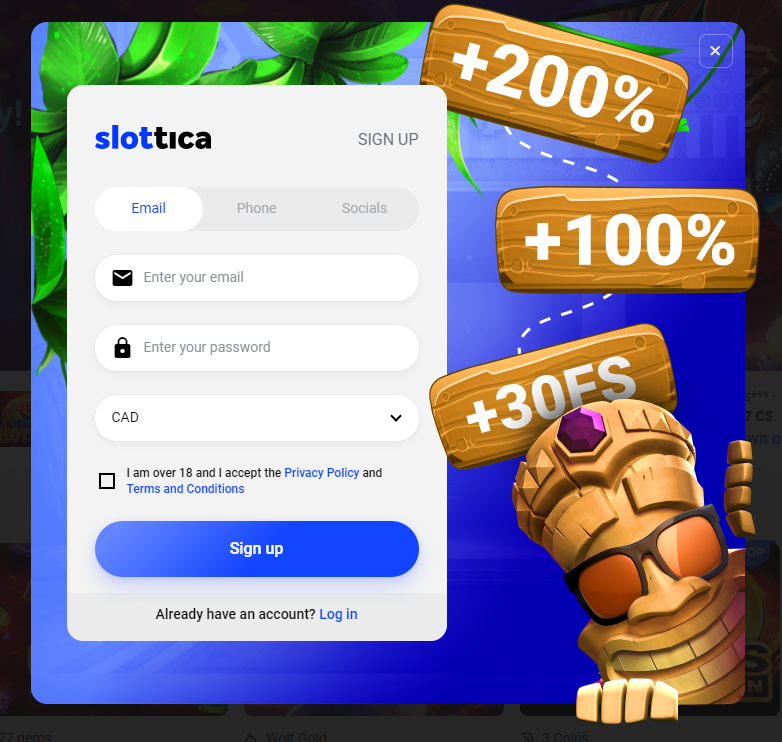 Click the "Quick Registration" button and fill out the account creation form. Enter your email address and password and select the currency.