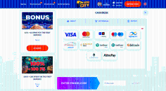 Spin City Casino Cashier page