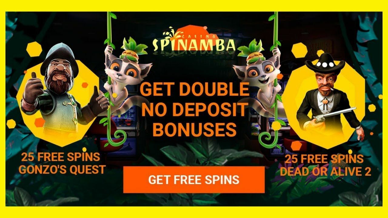 Spinamba Casino No Deposit Bonus 50 free spins on games like Dead or Alive 2 and Gonzo’s Quest