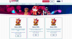 Bonuses page at Supercat Casino